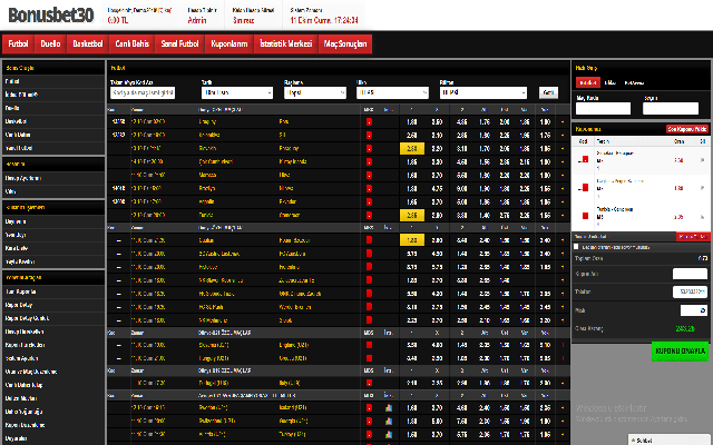 Bonusbet 30 Bahis sitesi Kirala